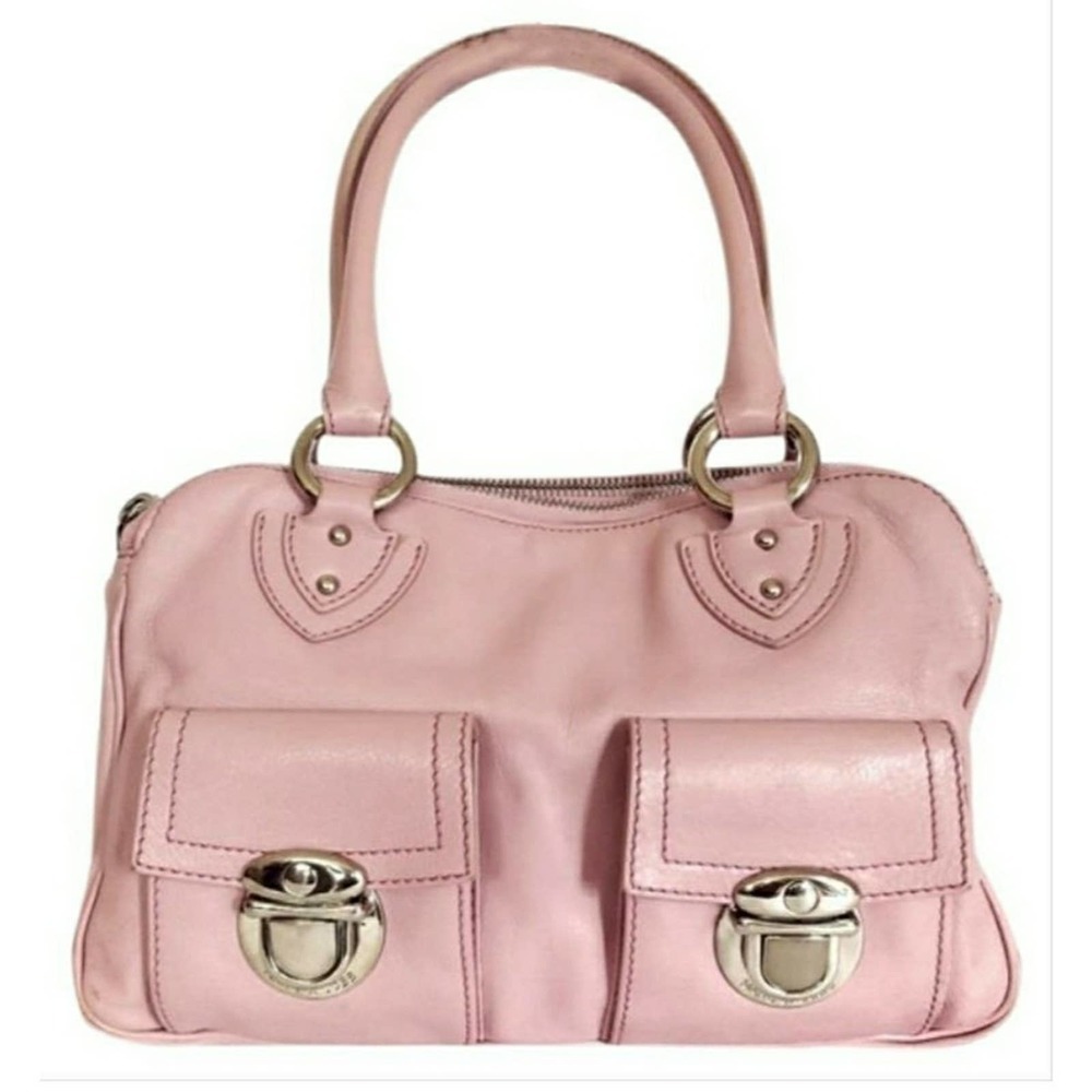 MARC JACOBS Blake leather top handle pink satchel bag handbag